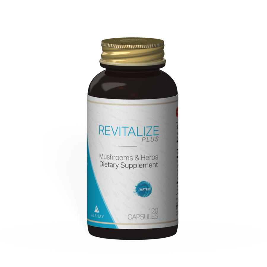 REVITALIZE Plus | Kidney Health Supplement with Reishi, Lion's Mane & Cordyceps Mushroom Extract | 120 Capsules